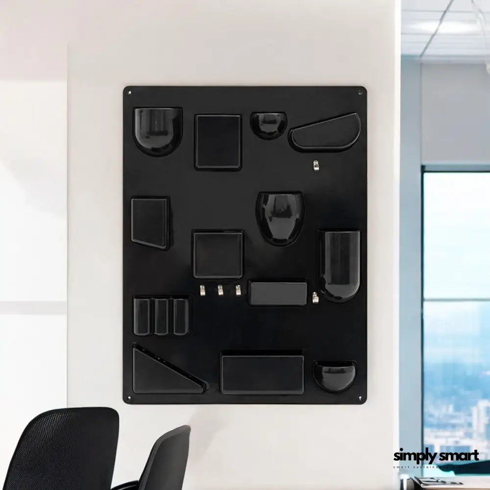 Decoratieve-Wand-Opberger-Zwart